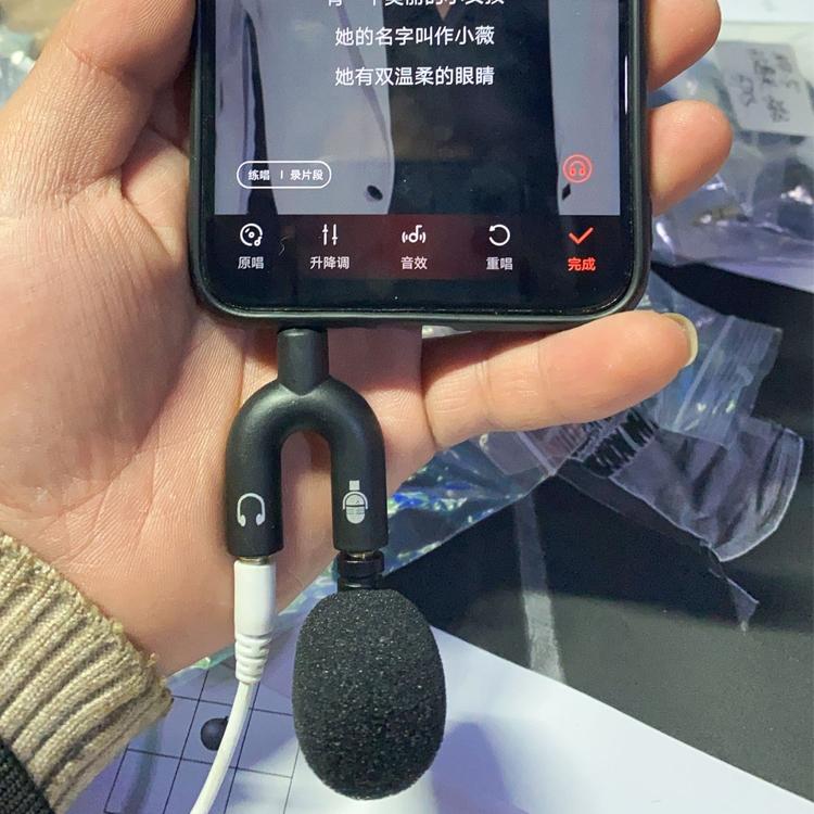 ZJ040MR ميكروفون صغير مستقيم ستيريو 3.5 مم للأجهزة الإلكترونية مثل الهاتف المحمول، التابلت، اللابتوب