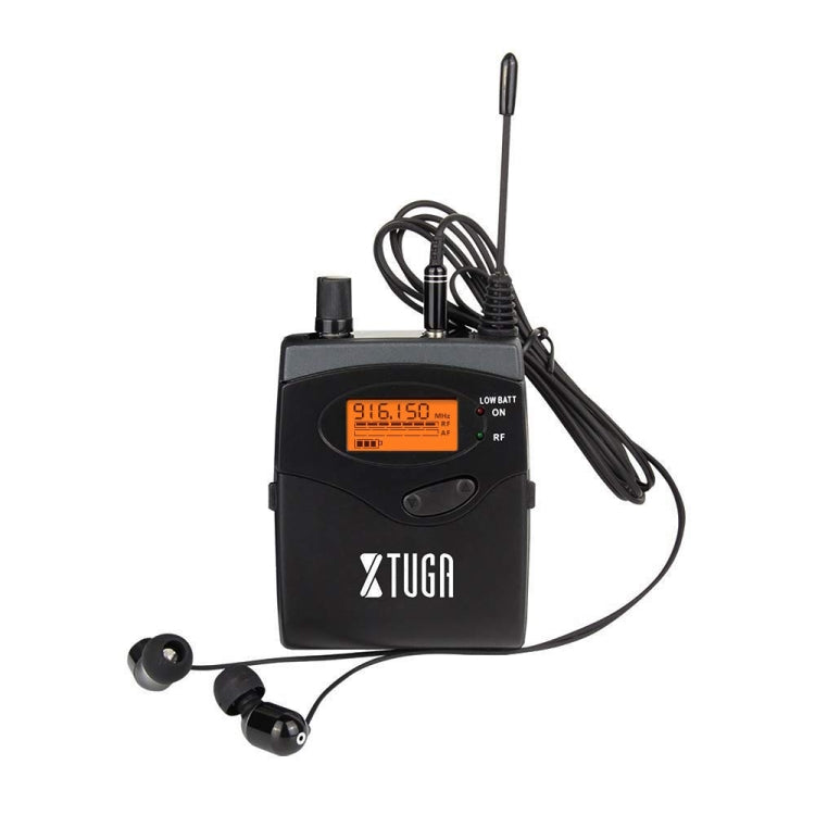 نظام مراقبة داخل الأذن لاسلكي UHF للمغني على المسرح XTUGA RW2080، جهاز استقبال BodyPack فردي، جهاز استقبال RW2080 Bodypack