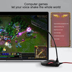 G55 Capacitive Gaming Microphone with LED Indicator