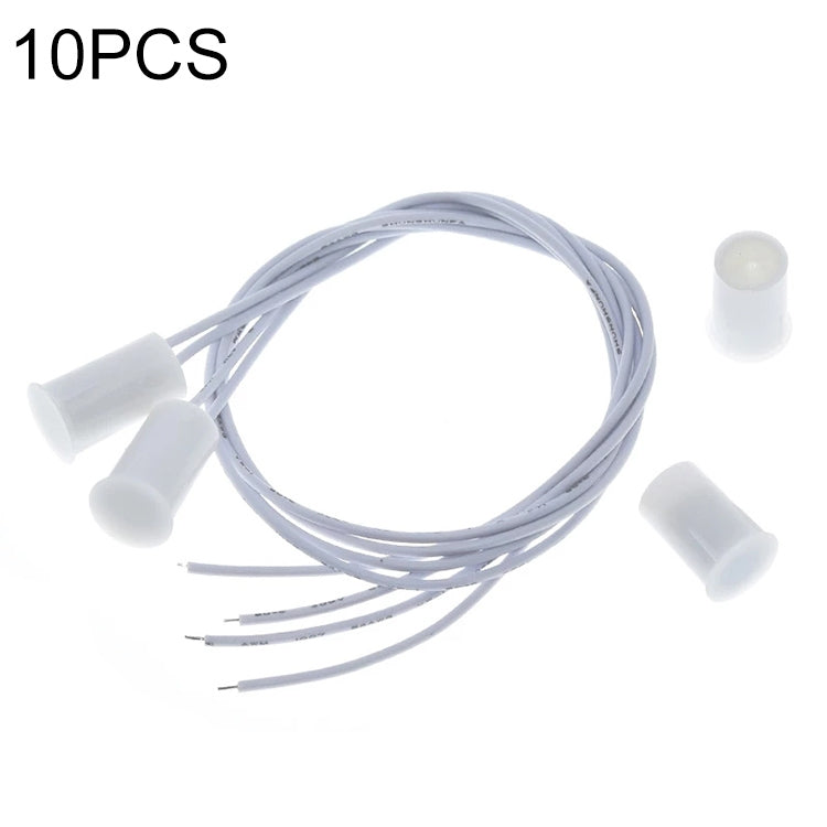 10 قطع مفتاح حساس باب مغناطيسي مدمج موديل NC، RC-33