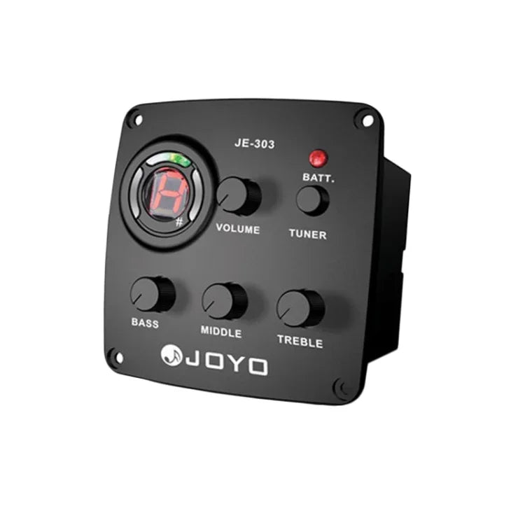 بيك أب جيتار مع معادل 3 نطاقات ومضخم صوت وضبط نغمة JOYO JE-303، JE-303