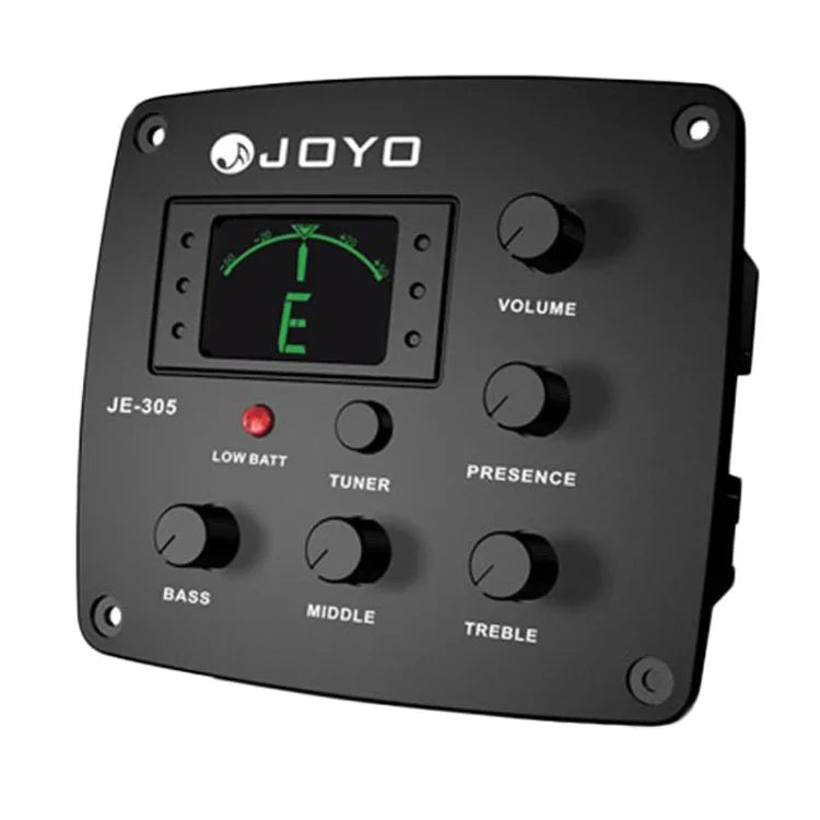 بيك أب جيتار مع معادل 4 نطاقات ومضخم صوت وضبط نغمة JOYO JE-305، JE-305