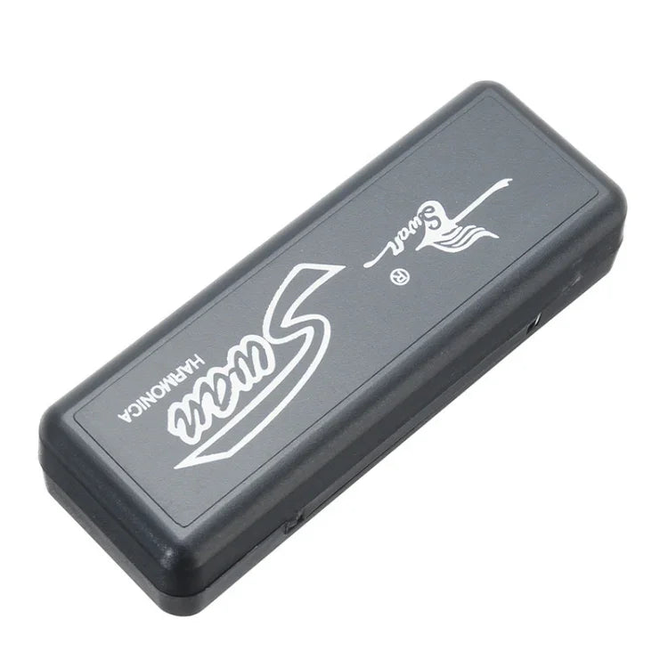 هارمونيكا بلوز دياتونيك Swan SW1020-7 بعشرة ثقوب للبالغين والطلاب والأطفال المبتدئين، هارمونيكا بوليفونية Swan SW1020-7 بعشرة ثقوب