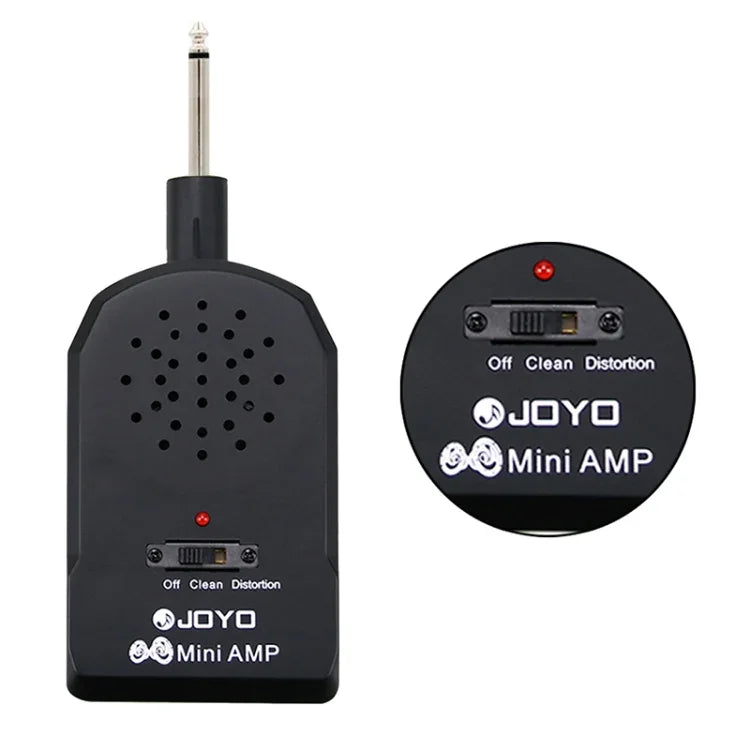 مضخم صوت جيتار صغير محمول JOYO JA-01 بقوة 2 واط مع مكبرات صوت للغيتار الكهربائي والباس مع تأثير التشويه، يدعم MP3 / سماعة، JA-01