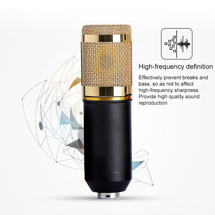 مجموعة ميكروفون BM-800 مخصصة للشبكة K-Song مع حامل معدني عالي الجودة، طقم BM800 أسود، طقم BM800 وردي، طقم BM800 أزرق، طقم BM800 أبيض