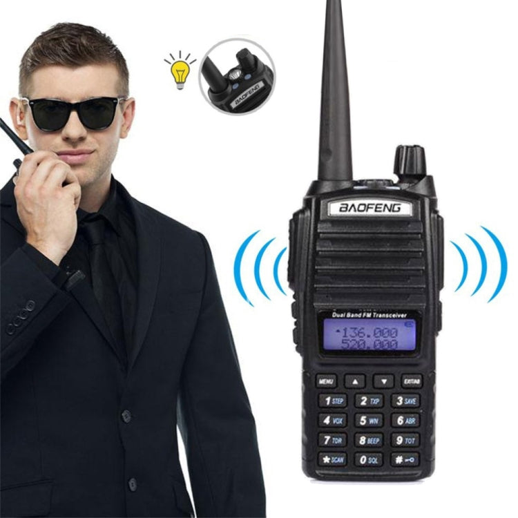 جهاز اتصال لاسلكي محمول BaoFeng UV-82 بقوة 5 واط، مزدوج النطاق، راديو ثنائي الاتجاه FM VHF UHF، UV-82