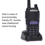 جهاز اتصال لاسلكي محمول BaoFeng UV-82 بقوة 5 واط، مزدوج النطاق، راديو ثنائي الاتجاه FM VHF UHF، UV-82
