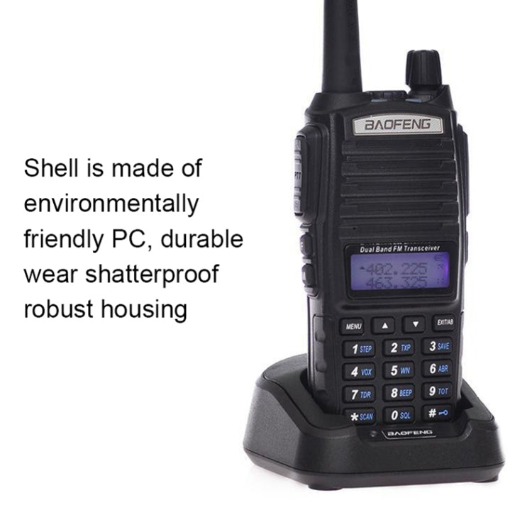 جهاز اتصال لاسلكي محمول BaoFeng UV-82 بقوة 5 واط، مزدوج النطاق، راديو ثنائي الاتجاه FM VHF UHF، UV-82