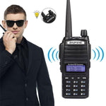 جهاز اتصال لاسلكي محمول BaoFeng UV-82 بقوة 5 واط، مزدوج النطاق، راديو ثنائي الاتجاه FM VHF UHF، UV-82