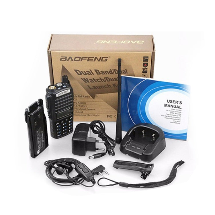 جهاز اتصال لاسلكي محمول BaoFeng UV-82 بقوة 5 واط، مزدوج النطاق، راديو ثنائي الاتجاه FM VHF UHF، UV-82