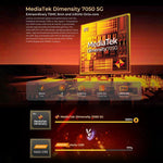 هوتواف هايبر 7 هاتف مقاوم، 8 جيجابايت+256 جيجابايت، 10800 مللي أمبير، 6.6 بوصة أندرويد 14 ميدياتك ديمينسيتي 7050 5G، الشبكة: 5G، OTG، NFC