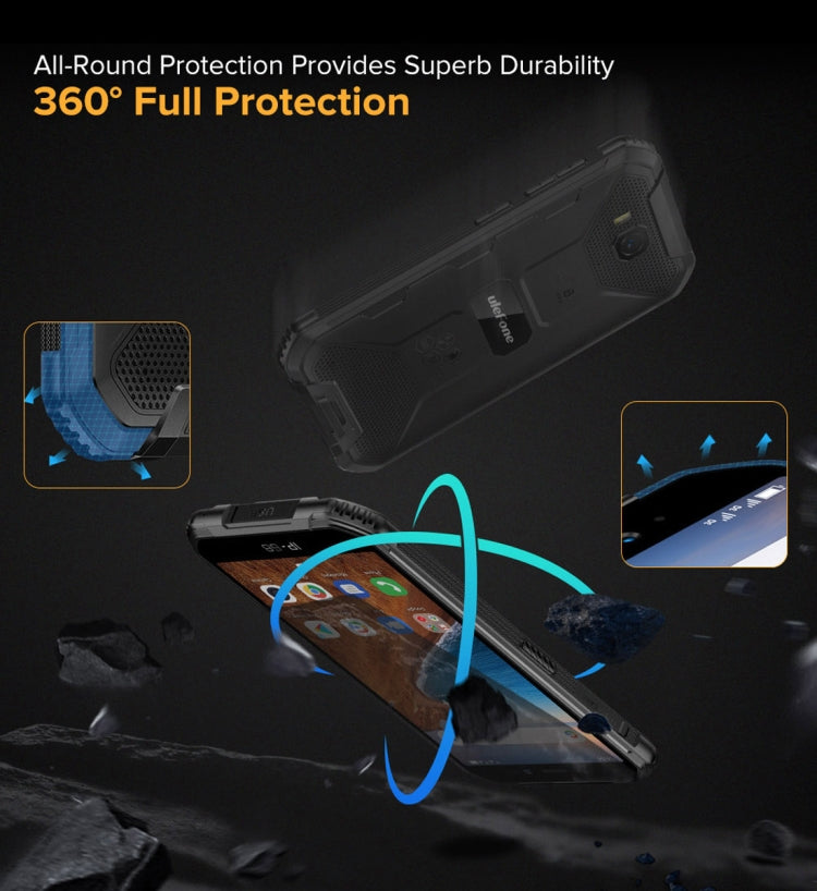 هاتف مقاوم للماء والغبار والصدمات بمعيار IP68/IP69K، مع خاصية التعرف على الوجه، بطارية 4000 مللي أمبير، شاشة 5.0 بوصة، أندرويد 9.0، معالج MTK6580A/W رباعي النواة بسرعة تصل إلى 1.3 جيجاهرتز، شبكة 3G، Armor X6 2GB+16GB
