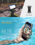هاتف مقاوم للماء والغبار والصدمات بمعيار IP68/IP69K، مع خاصية التعرف على الوجه، بطارية 4000 مللي أمبير، شاشة 5.0 بوصة، أندرويد 9.0، معالج MTK6580A/W رباعي النواة بسرعة تصل إلى 1.3 جيجاهرتز، شبكة 3G، Armor X6 2GB+16GB
