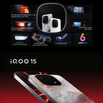 فيفو iQOO 15، 16 جيجابايت+1 تيرابايت، 6.85 بوصة أندرويد 16 OriginOS 6 سنابدراجون 8 إيليت الجيل 5 ثماني النواة، OTG، NFC، شبكة: 5G، دعم جوجل بلاي، 16 جيجابايت+1 تيرابايت