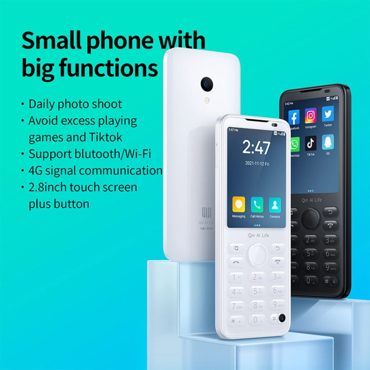 شاشة 2.8 بوصة، أندرويد 11 MTK6761 رباعي النواة حتى 2.0GHz، 21 مفتاح، شبكة 4G، 3GB+32GB
