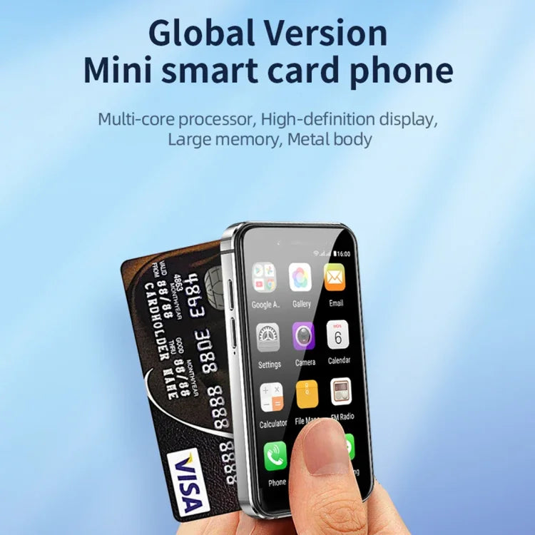 هاتف أندرويد 8.1 بشاشة 3.0 بوصة MTK6580 رباعي النواة 1.3GHz، شبكة 3G، شريحتي اتصال، نسخة عالمية مع Google Play
