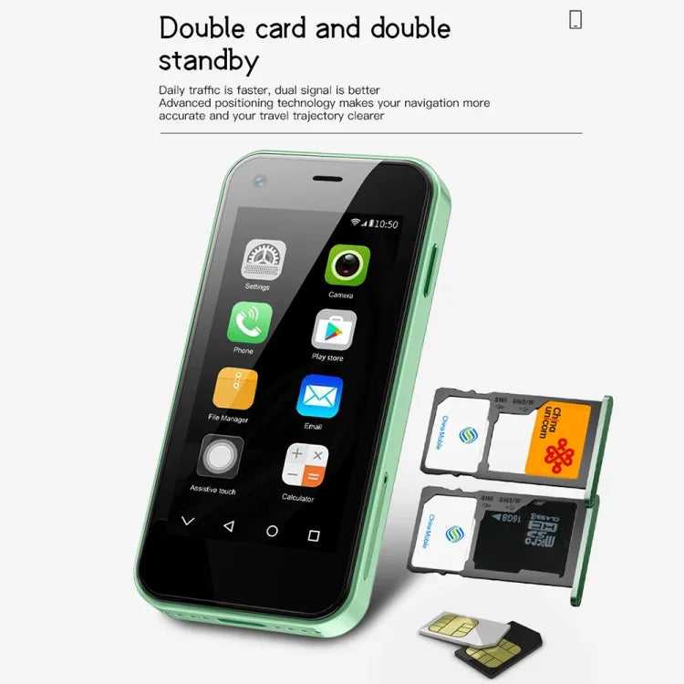 شاشة 2.5 بوصة MTK6580 رباعي النواة حتى 1.3GHz، بلوتوث، واي فاي، FM، شبكة 3G، شريحتي اتصال، P40