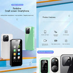 شاشة 2.5 بوصة MTK6580 رباعي النواة حتى 1.3GHz، بلوتوث، واي فاي، FM، شبكة 3G، شريحتي اتصال، XS13