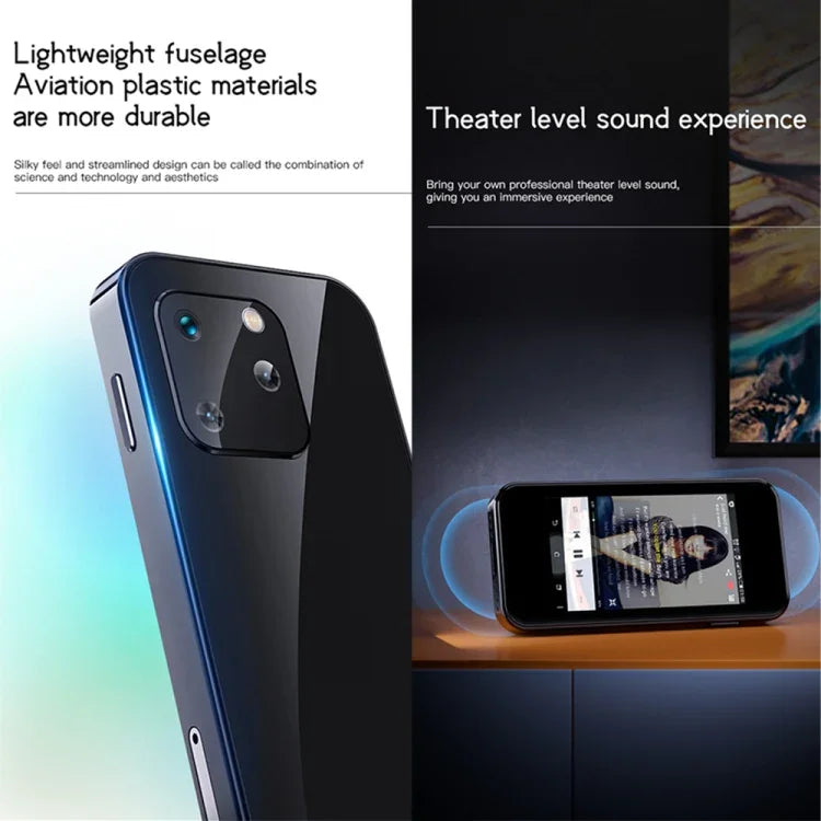 شاشة 2.5 بوصة MTK6580 رباعي النواة حتى 1.3GHz، بلوتوث، واي فاي، FM، شبكة 3G، شريحتي اتصال، XS13