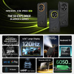 Ulefone Armor X31 Pro 5G، 8GB+256GB، رؤية ليلية، هاتف متين بمعيار IP68/IP69K، شاشة 6.56 بوصة أندرويد 14 MediaTek Dimensity 6300 ثماني النواة، شبكة: 5G، NFC، OTG، Armor X31 Pro
