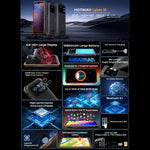 HOTWAV CYBER 13، هاتف متين بمعيار IP68/IP69K، 8GB+128GB، بطارية 10800mAh، شاشة 6.6 بوصة أندرويد 14.0 Unisoc T606 ثماني النواة، شبكة: 4G، NFC، OTG