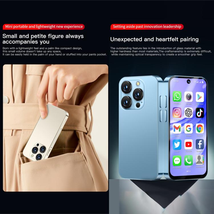 SOYES XS19 Pro، 4GB+64GB، شاشة 3.8 بوصة أندرويد 12.0 MTK6762 رباعي النواة، شبكة: 4G، شريحتي اتصال، GPS، OTG، يدعم متجر Google Play، 4GB+64GB