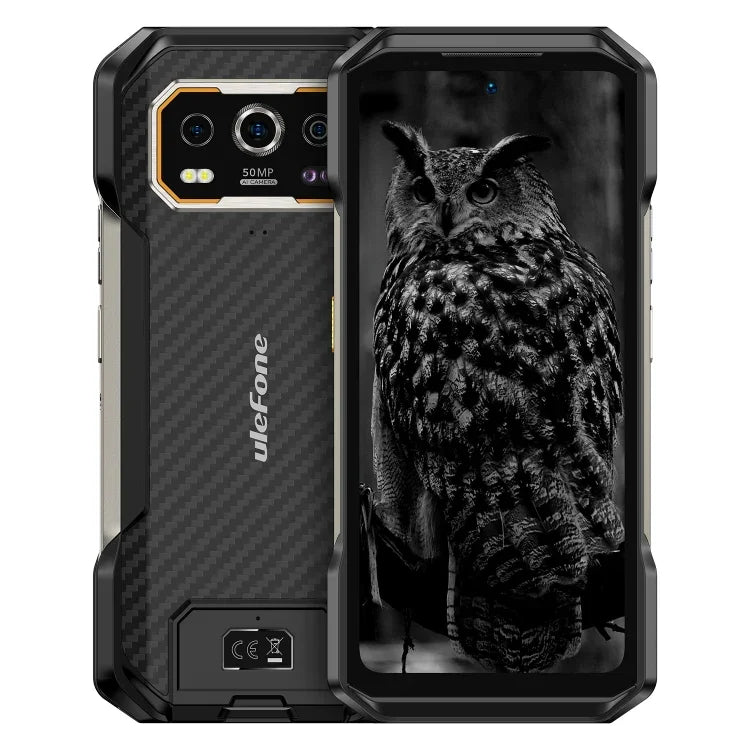 هاتف Ulefone Armor 27 المتين، 12GB+256GB، رؤية ليلية، بطارية 10600mAh، شاشة 6.78 بوصة أندرويد 14 MediaTek Helio G99 ثماني النواة، شبكة: 4G، NFC، OTG، Armor 27