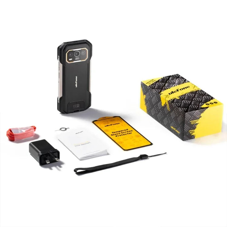 هاتف Ulefone Armor 27 المتين، 12GB+256GB، رؤية ليلية، بطارية 10600mAh، شاشة 6.78 بوصة أندرويد 14 MediaTek Helio G99 ثماني النواة، شبكة: 4G، NFC، OTG، Armor 27