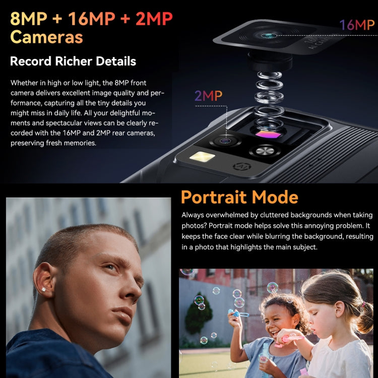 Blackview BV4800 Pro، 4GB+128GB، IP68/IP69K/MIL-STD-810H، شاشة 6.56 بوصة أندرويد 14 Unisoc T606 ثماني النواة، شبكة: 4G، OTG