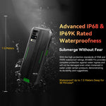 Blackview BV4800 Pro، 4GB+128GB، IP68/IP69K/MIL-STD-810H، شاشة 6.56 بوصة أندرويد 14 Unisoc T606 ثماني النواة، شبكة: 4G، OTG