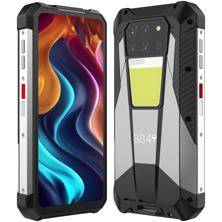 Unihertz Tank 3 / 8849، 16GB+512GB، كاميرا 200MP، رؤية ليلية، بطارية 23800mAh، شاشة 6.79 بوصة أندرويد 13 Dimensity 8200 ثماني النواة، شبكة: 5G، Tank 3 بدون مقياس المسافة بالليزر