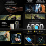 Ulefone Armor Mini 20 Pro، 8GB+256GB، هاتف متين بمعيار IP68/IP69K، شاشة 4.7 بوصة أندرويد 14 MediaTek Dimensity 6300 5G ثماني النواة، شبكة: 5G، NFC، OTG، Armor Mini 20 Pro