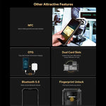 أوكيتل WP23 بلس هاتف مقاوم، 8 جيجابايت+256 جيجابايت، 6.52 بوصة أندرويد 14.0 يونسوك T606 ثماني النواة، NFC، OTG، الشبكة: 4G، WP23 بلس 8 جيجابايت+256 جيجابايت