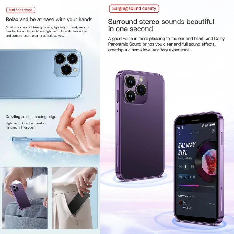 هاتف SOYES XS16، 2GB+16GB، شاشة 3.0 بوصة أندرويد 10.0 معالج MTK6737 رباعي النواة، بلوتوث، واي فاي، شبكة: 4G، شريحتي اتصال، دعم متجر Google Play، 2GB+16GB