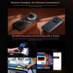 هاتف Oukitel WP55 Pro 5G المتين، 16 جيجابايت + 512 جيجابايت، كاميرا 108 ميجابكسل، بصمة، شاشة 6.6 بوصة أندرويد 15 MediaTek Dimensity 7025 ثماني النواة، NFC، OTG، شبكة: 5G، WP55 Pro