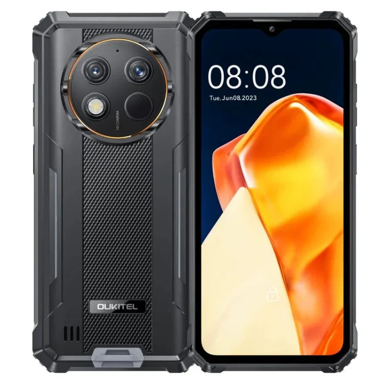 هاتف Oukitel G1 المتين، 6GB+256GB، التعرف على بصمة الإصبع، شاشة 6.52 بوصة أندرويد 14 T606 ثماني النواة، NFC، OTG، شبكة: 4G