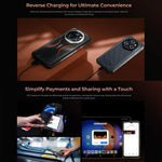 هاتف Oukitel WP55 5G المتين، 12 جيجابايت + 256 جيجابايت، كاميرا 108 ميجابكسل، بصمة، شاشة 6.6 بوصة MediaTek Dimensity 7025 ثماني النواة، NFC، OTG، شبكة: 5G، WP55