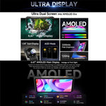 هاتف Ulefone Armor 28 Pro المتين، 16 جيجابايت + 512 جيجابايت، رؤية ليلية، بطارية 10600 مللي أمبير، شاشة 6.67 بوصة + 1.04 بوصة أندرويد 15 MediaTek Dimensity 7300 ثماني النواة، شبكة: 5G، NFC
