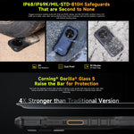 هاتف Ulefone Armor X32 المتين، 8 جيجابايت + 256 جيجابايت، رؤية ليلية، شاشة 5.65 بوصة أندرويد 14 MediaTek Helio G91 ثماني النواة، شبكة: 4G، NFC، OTG