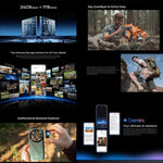 هاتف Oukitel WP200 Pro 5G المتين، 24 جيجابايت + 1 تيرابايت، بصمة على الشاشة، شاشة 6.7 بوصة أندرويد 15.0 MTK Dimensity 8200 ثماني النواة، NFC، OTG، شبكة: 5G