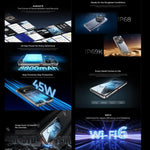 هاتف Oukitel WP200 Pro 5G المتين، 24 جيجابايت + 1 تيرابايت، بصمة على الشاشة، شاشة 6.7 بوصة أندرويد 15.0 MTK Dimensity 8200 ثماني النواة، NFC، OTG، شبكة: 5G