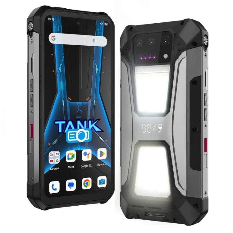هاتف Unihertz 8849 Tank 2 Pro المتين مع جهاز عرض للرؤية الليلية، 12GB+256GB، شاشة 6.79 بوصة أندرويد 14 معالج MTK6789 ثماني النواة، شبكة: 4G