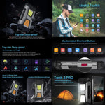 هاتف Unihertz 8849 Tank 2 Pro المتين مع جهاز عرض للرؤية الليلية، 12GB+256GB، شاشة 6.79 بوصة أندرويد 14 معالج MTK6789 ثماني النواة، شبكة: 4G