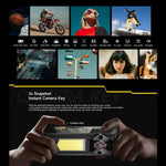 يولفون آرمور 30، 12 جيجابايت + 512 جيجابايت، رؤية ليلية، هاتف مقاوم بمعيار IP68/IP69K، شاشة 6.95 بوصة أندرويد 15 ميدياتك هيليو G100 ثماني النواة، شبكة: 4G، NFC، OTG، آرمور 30