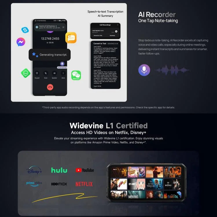 يولفون آرمور X16، 6 جيجابايت + 128 جيجابايت، رؤية ليلية، هاتف مقاوم بمعيار IP68/IP69K، شاشة 6.56 بوصة أندرويد 15 ميدياتك هيليو G91 ثماني النواة، شبكة: 4G، NFC، OTG، آرمور X16، 6 جيجابايت + 128 جيجابايت