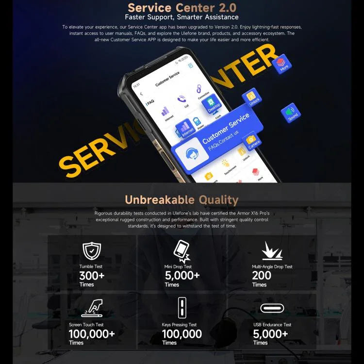 يولفون آرمور X16 برو، 5 جيجابايت + 256 جيجابايت، رؤية ليلية، هاتف مقاوم بمعيار IP68/IP69K، شاشة 6.56 بوصة أندرويد 15 ميدياتك ديمينسيتي 6300 ثماني النواة، شبكة: 5G، NFC، OTG، آرمور X16 برو، 8 جيجابايت + 256 جيجابايت