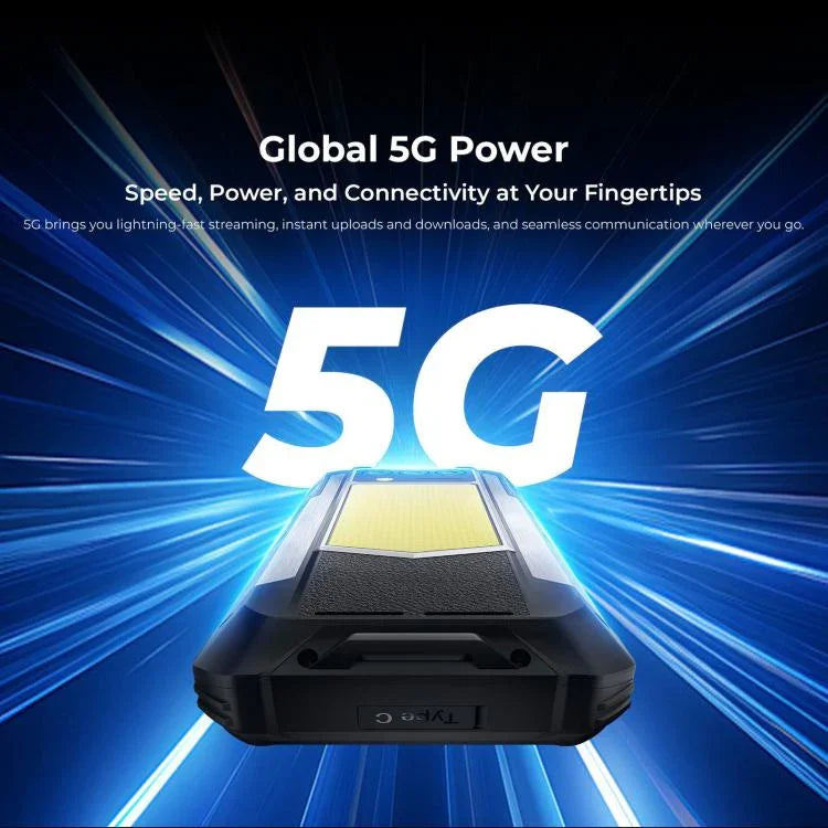 أوكيتل WP100 هاتف مقاوم مع مقياس ليزر للمسافات، 12 جيجابايت + 512 جيجابايت، كاميرا 200 ميجابكسل، التعرف على بصمة الإصبع، شاشة 6.8 بوصة أندرويد 14 ميدياتك ديمينسيتي 7300 ثماني النواة، NFC، OTG، شبكة: 5G، WP100