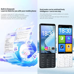دووف R70 هاتف بلوحة مفاتيح، 6GB+128GB، شاشة 4 بوصة أندرويد 13 Mediatek MT6762 ثماني النواة، شبكة: 4G، يدعم متجر جوجل، مع كاميرا، مع كاميرا