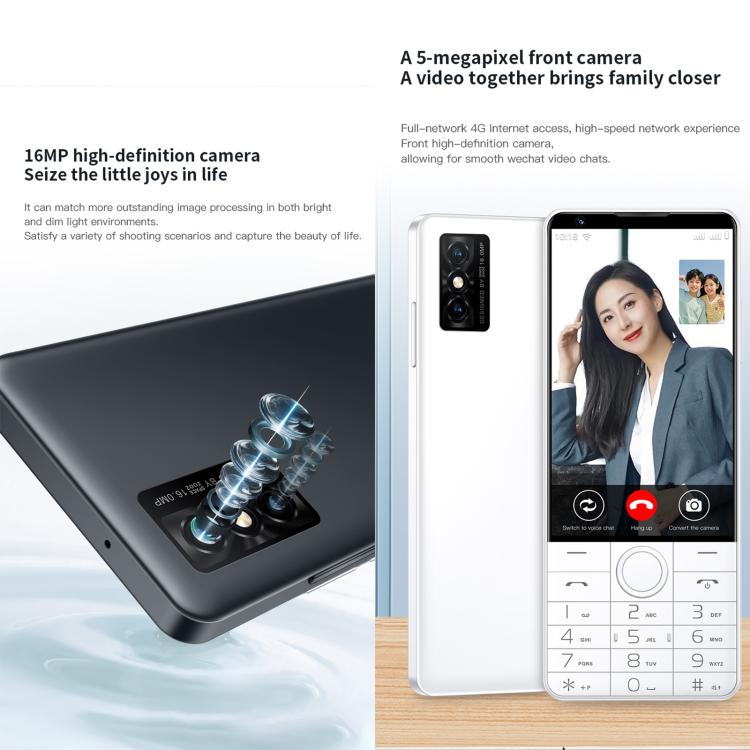 دووف R70 هاتف بلوحة مفاتيح، 6GB+128GB، شاشة 4 بوصة أندرويد 13 Mediatek MT6762 ثماني النواة، شبكة: 4G، يدعم متجر جوجل، مع كاميرا، مع كاميرا
