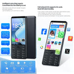 دووف R70 هاتف بلوحة مفاتيح، 6GB+128GB، شاشة 4 بوصة أندرويد 13 Mediatek MT6762 ثماني النواة، شبكة: 4G، يدعم متجر جوجل، مع كاميرا، مع كاميرا